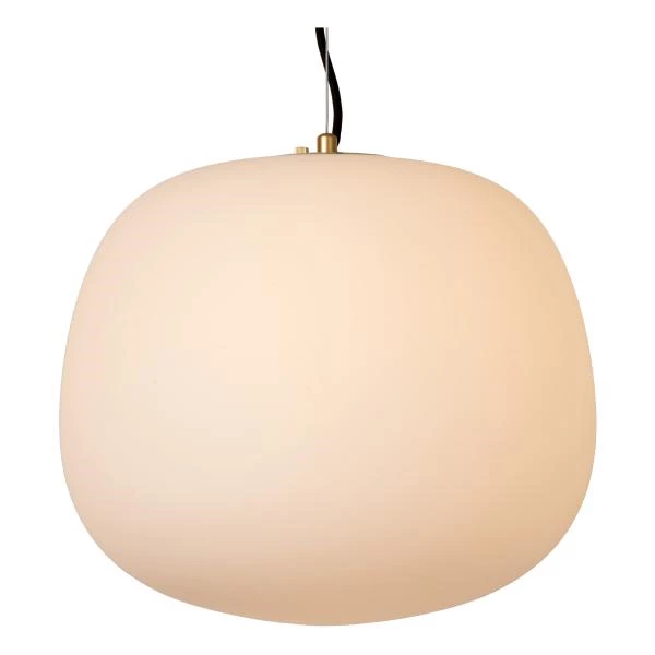 Lucide ELYSEE - Pendant light - Ø 38 cm - 1xE27 - Opal - detail 1